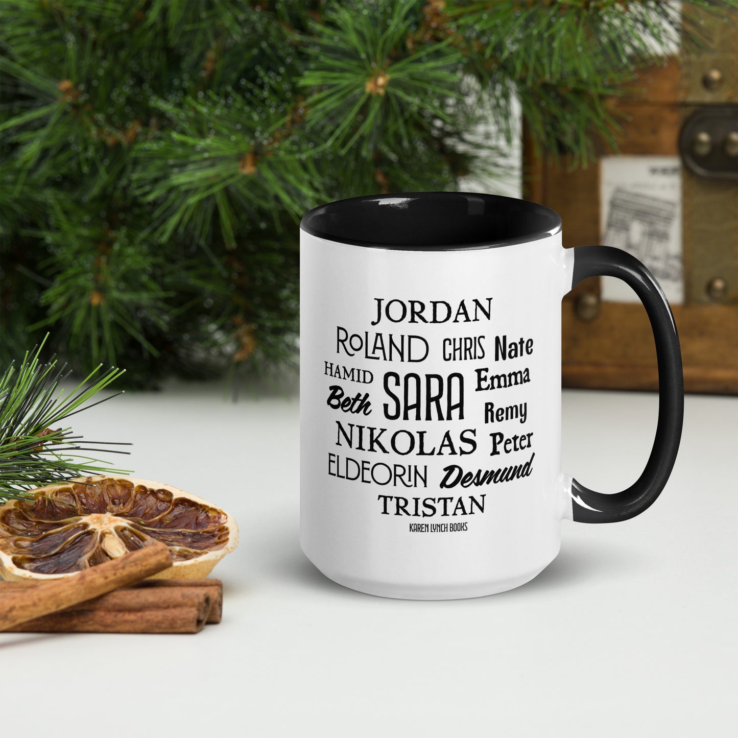 Relentless 15oz Character Collage Mug Black