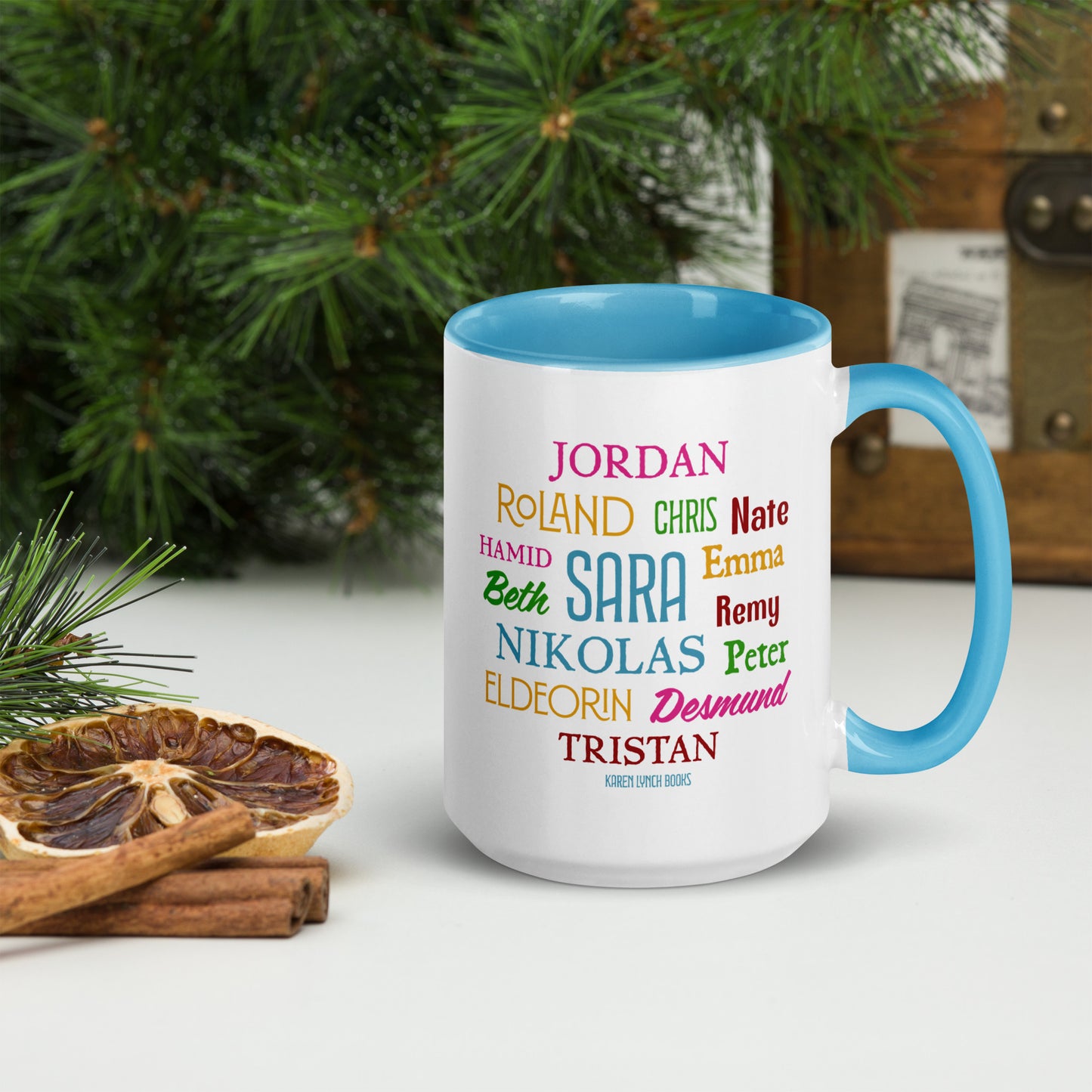 Relentless 15oz Character Collage Mug Blue