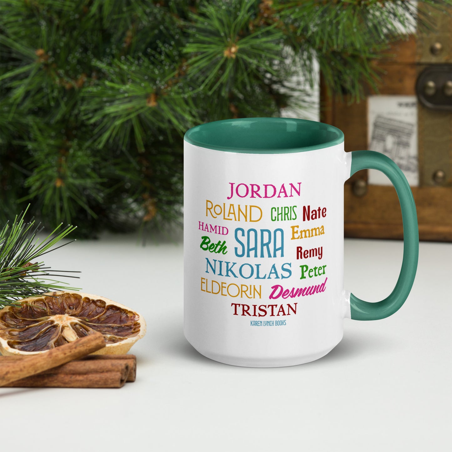 Relentless 15oz Character Collage Mug Green
