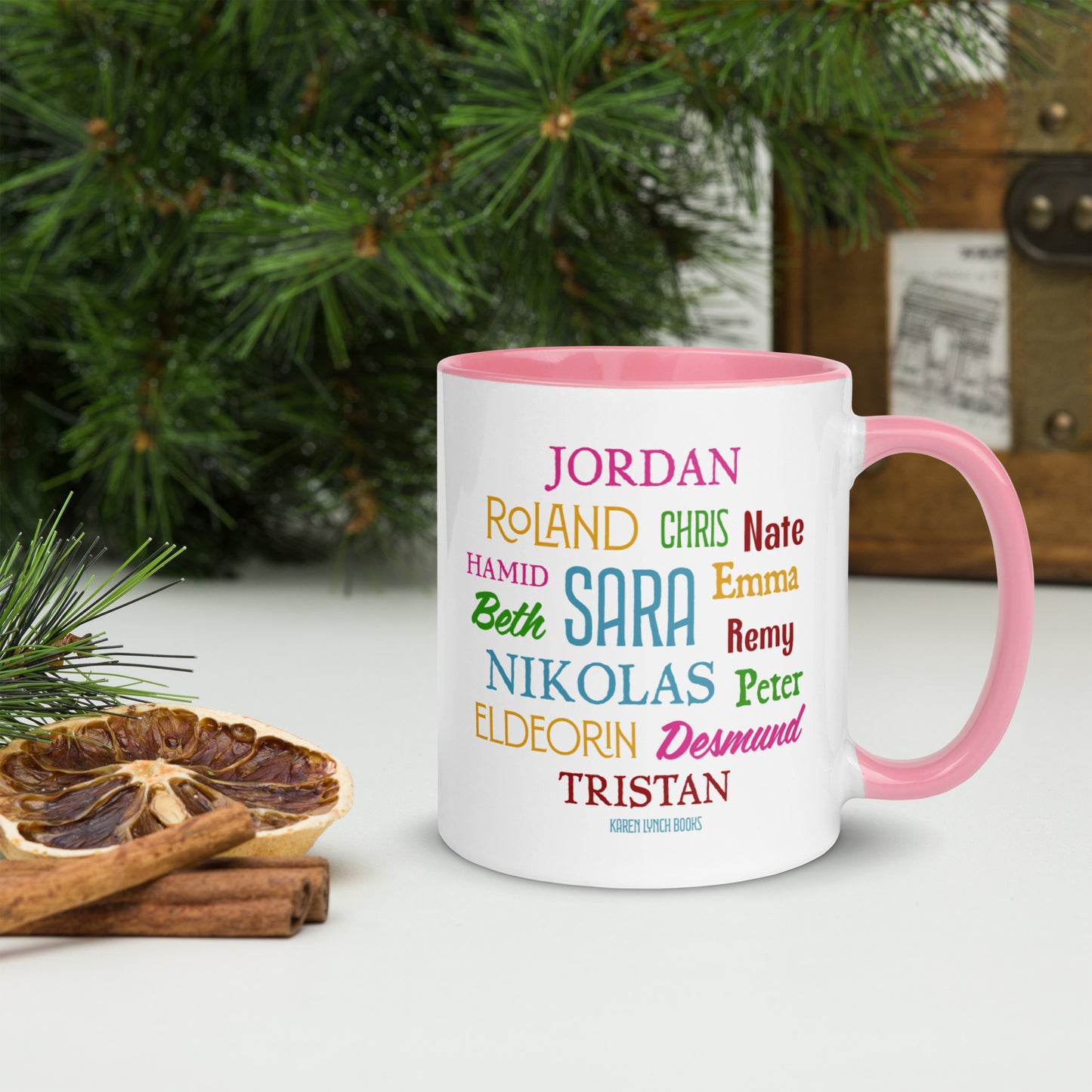 Relentless 11oz Character Collage Mug Pink