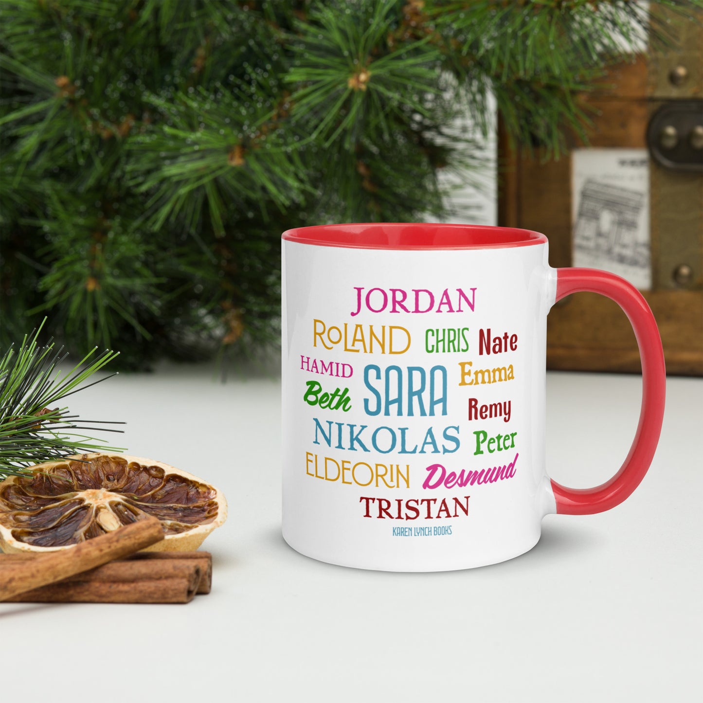 Relentless 11oz Character Collage Mug Red