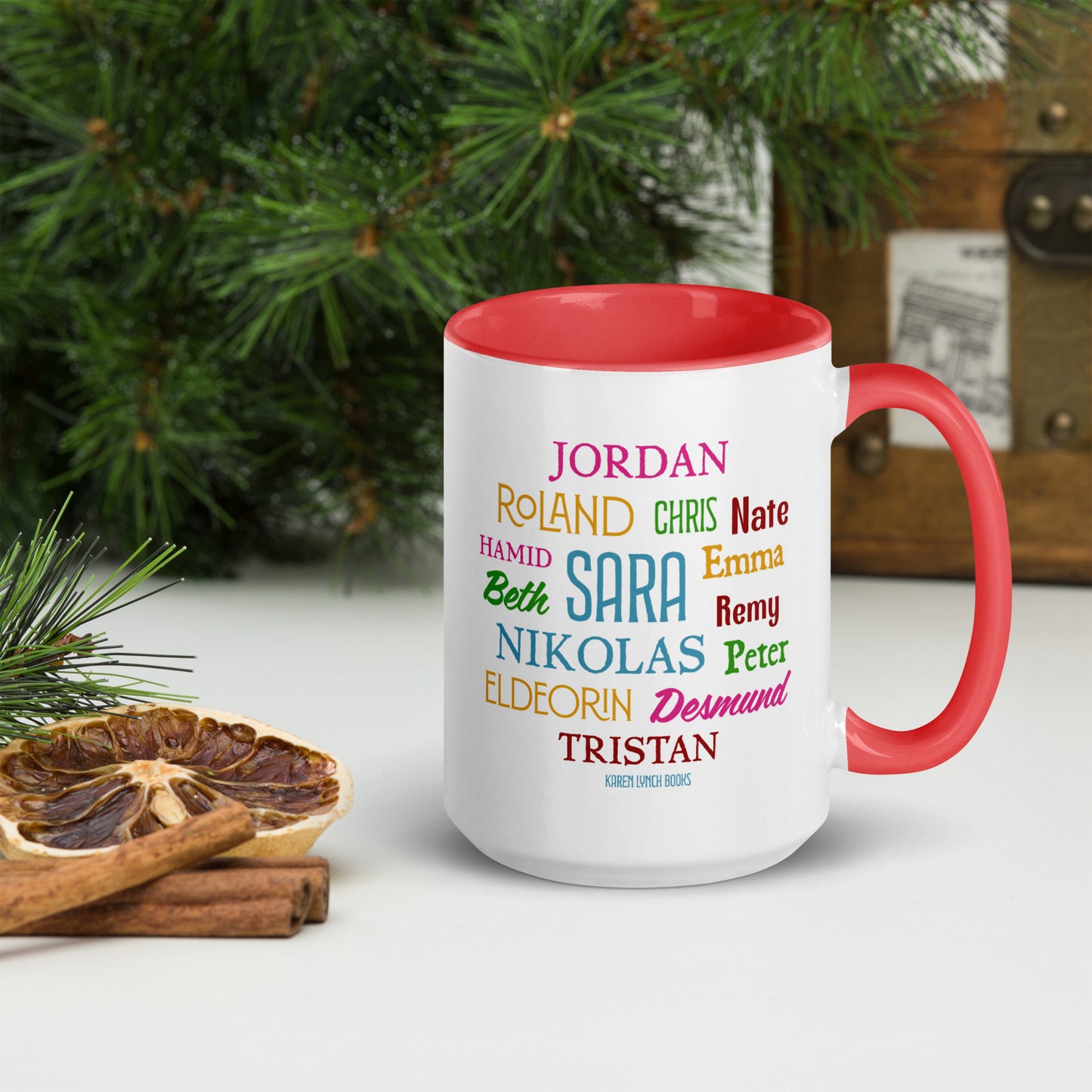 Relentless 15oz Character Collage Mug Red