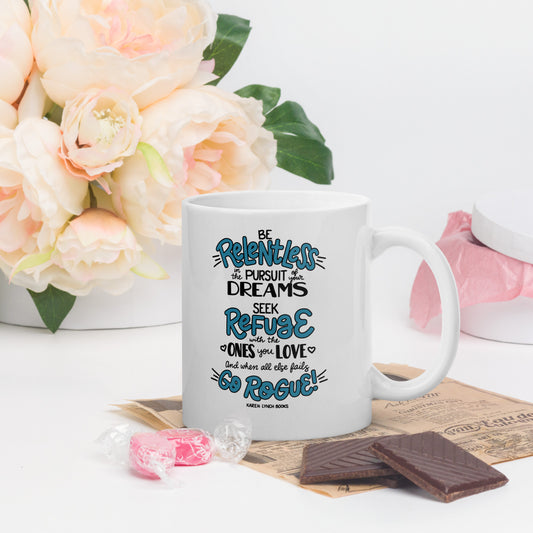 Relentless Quote Mug - White