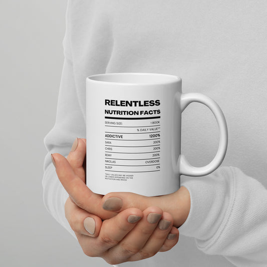 Relentless Ceramic Mug - White